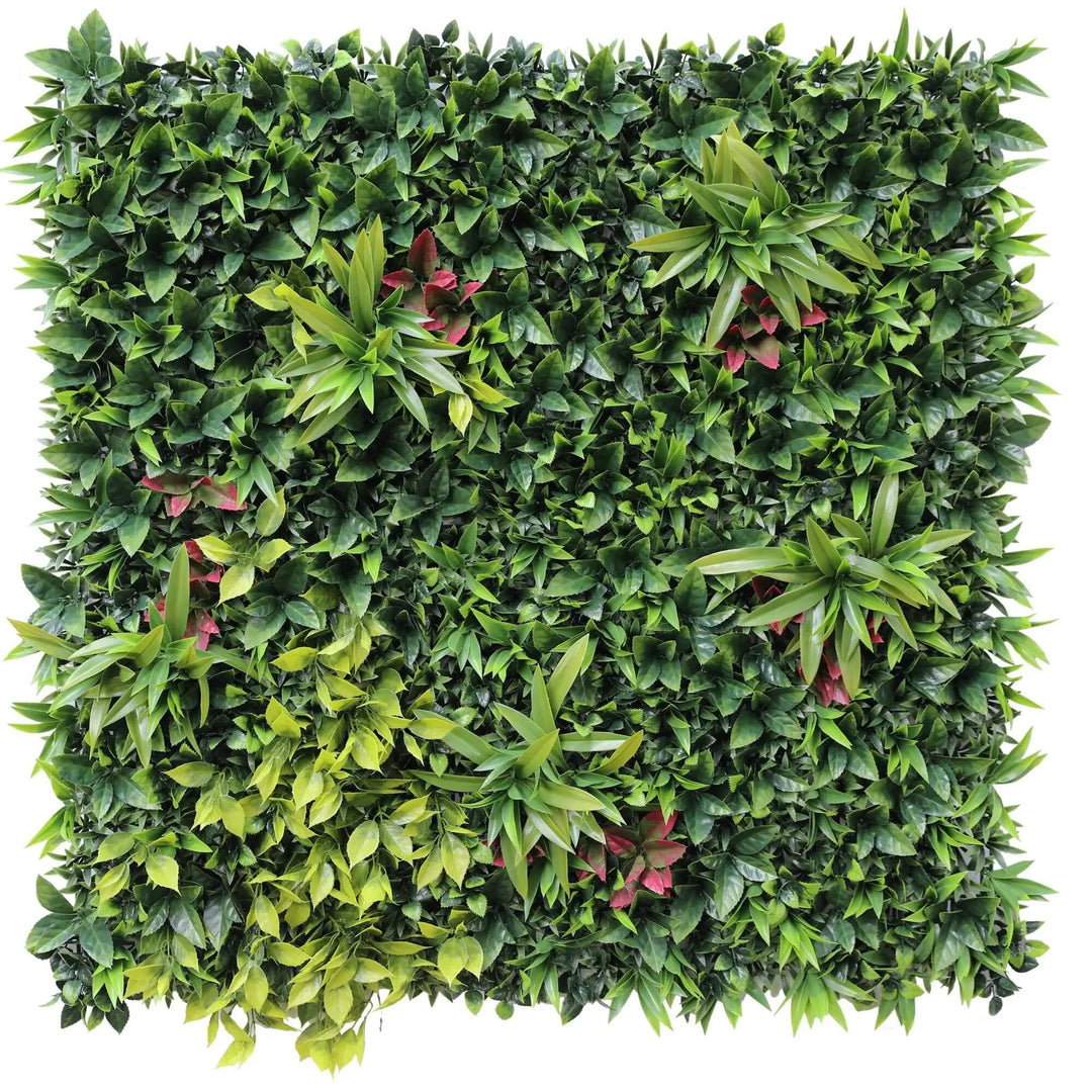 Premium Artificial Vertical Garden with Colored Faux Plants