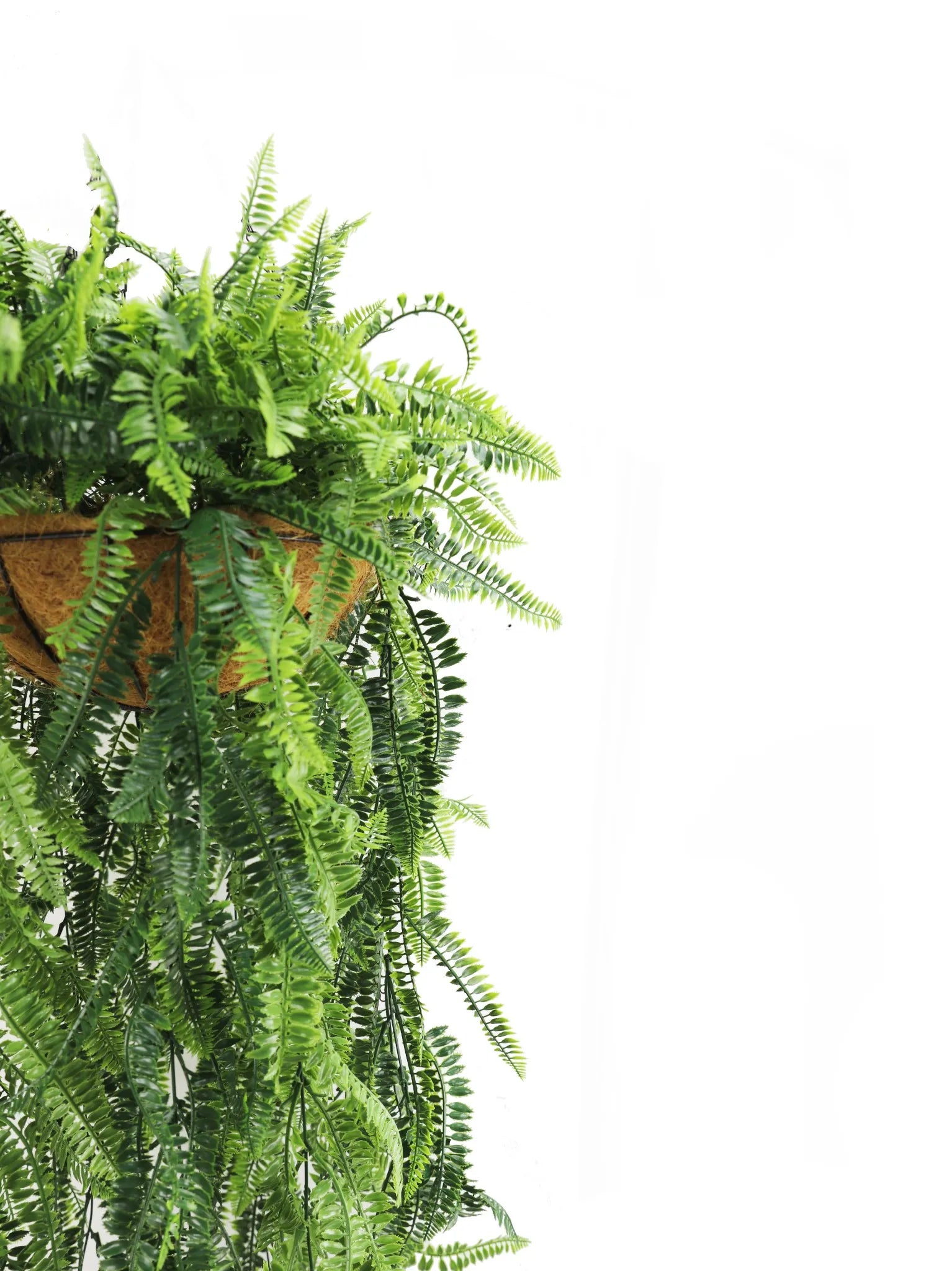 Artificial Hanging Fern Basket UV Resistant (18" x 49")