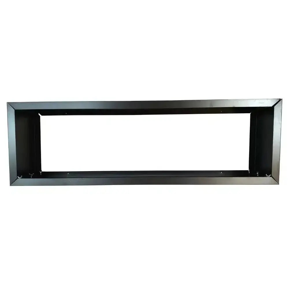 Black Metal Planter Medium (Open Base for Artificial Hedges) 