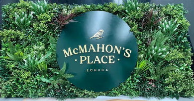 Commercial Green Wall Signage Installed into a Hotel
