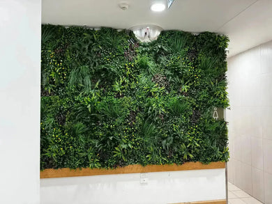 Luxury Country Fern Artificial Vertical Garden 40" x 40" 11SQ FT Commercial Grade UV Resistant 