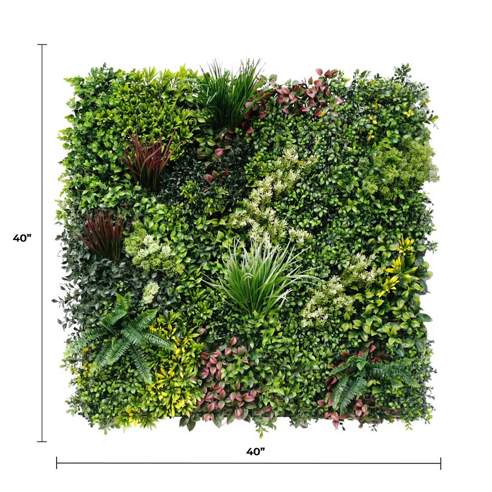 Evergreen vertical garden set, three pieces totaling 33 sq ft.