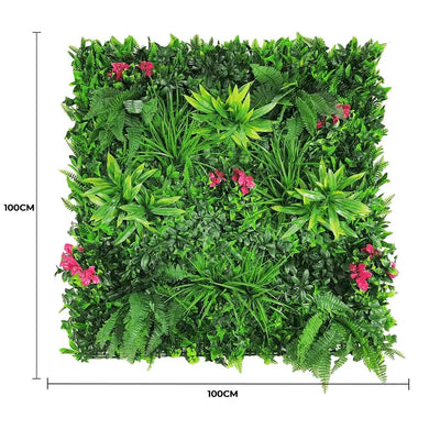 Luxury Pink Sensation Artificial Living Wall /  Green Wall 40" x 40" 11SQ FT Commercial Grade UV Resistant 