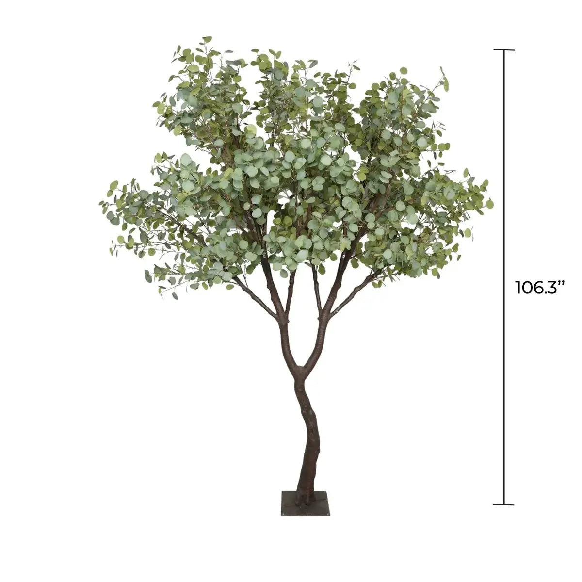 Large Artificial Premium Eucalyptus Tree (Knock-down) 106.3in High 