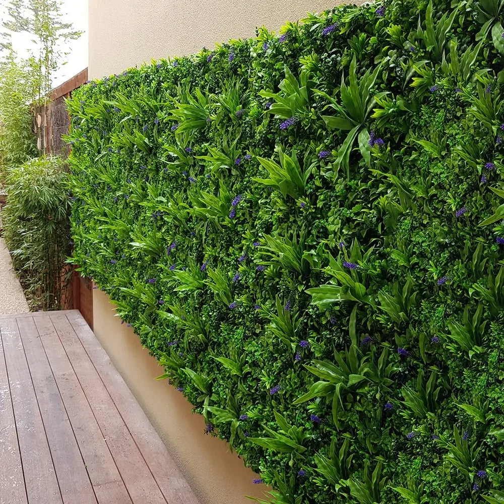 Sample Panel of Luxury Lavender Fields Artificial Green Wall (Small Sample) Commercial Grade UV Resistant 