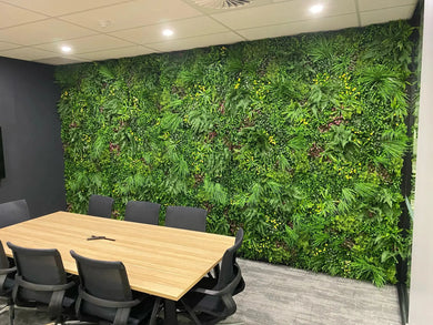 Luxury Country Fern Artificial Vertical Garden 40" x 40" 11SQ FT Commercial Grade UV Resistant 
