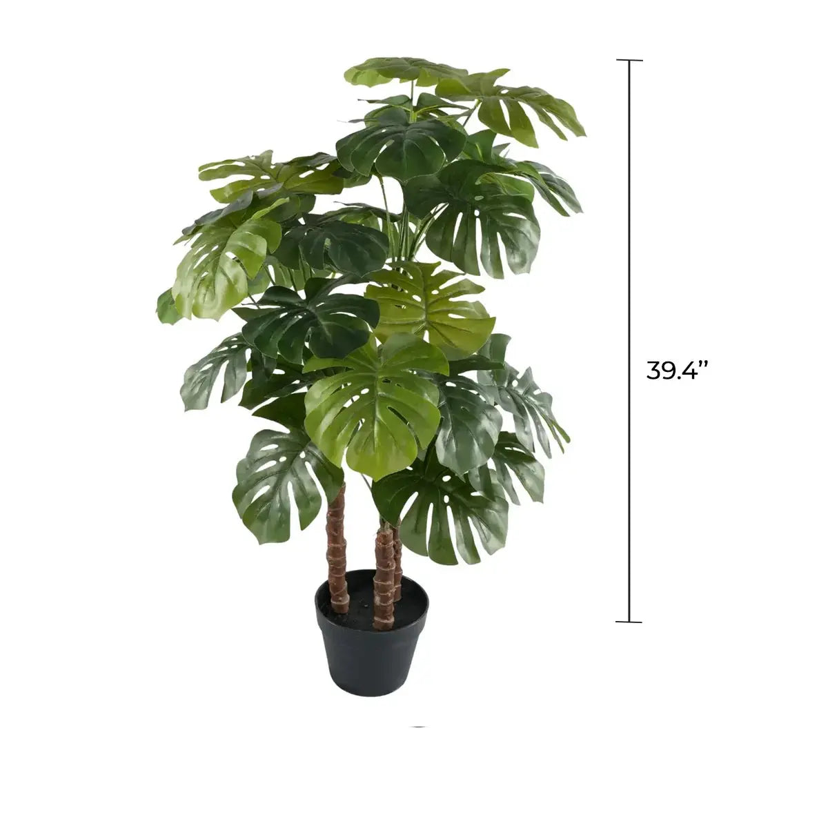 Premium Artificial Potted Monstera Tree 39.4in 