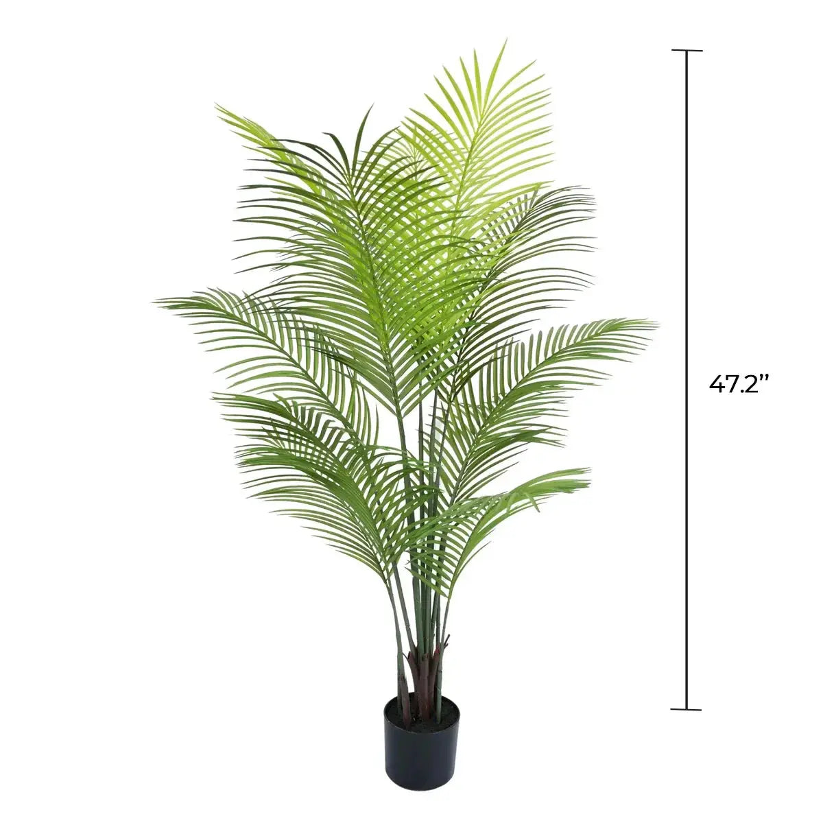Premium Dense Artificial Plam Tree 47.2in Areca Faux Tree 