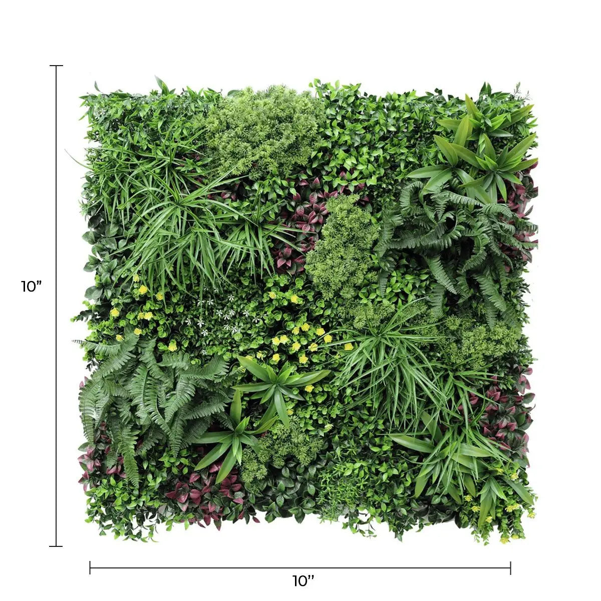 Sample Panel of Country Fern Artificial Vertical Garden (Small Sample) Commercial Grade UV Resistant 