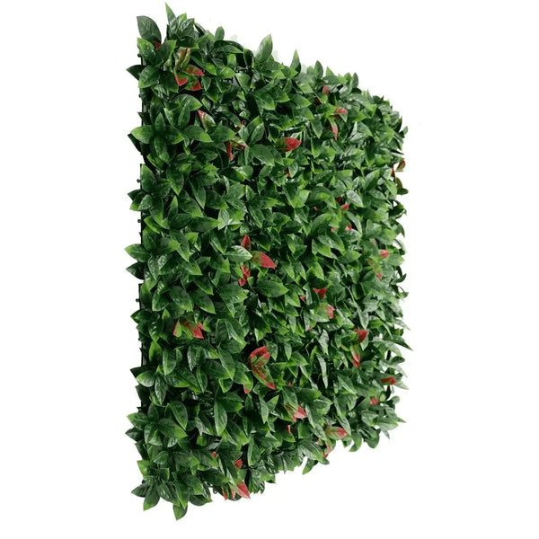 Artificial Photinia Hedge Panel Wall 40" x 40" 11SQ FT Commercial Grade UV Resistant 