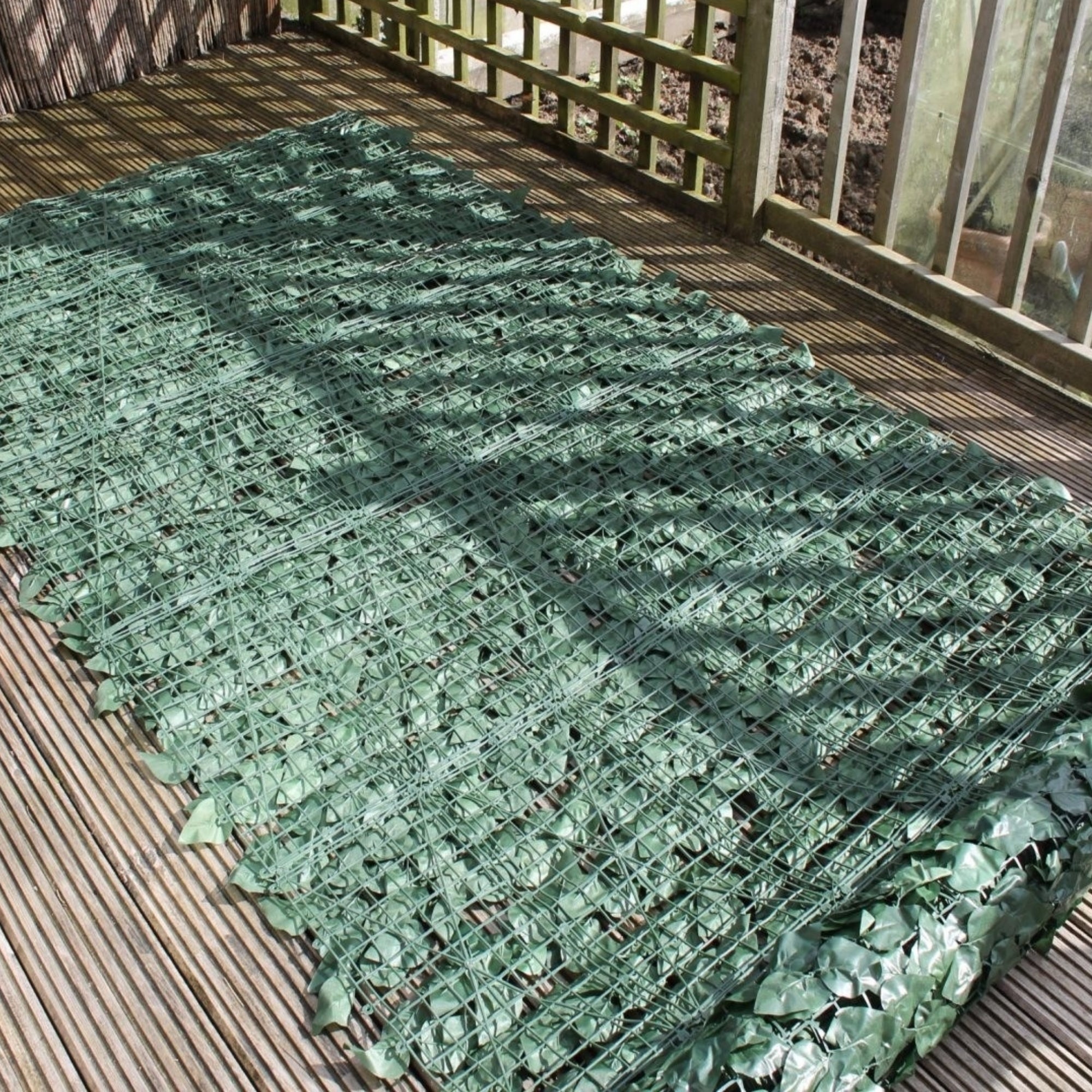 Backing of Faux Ivy Rolls