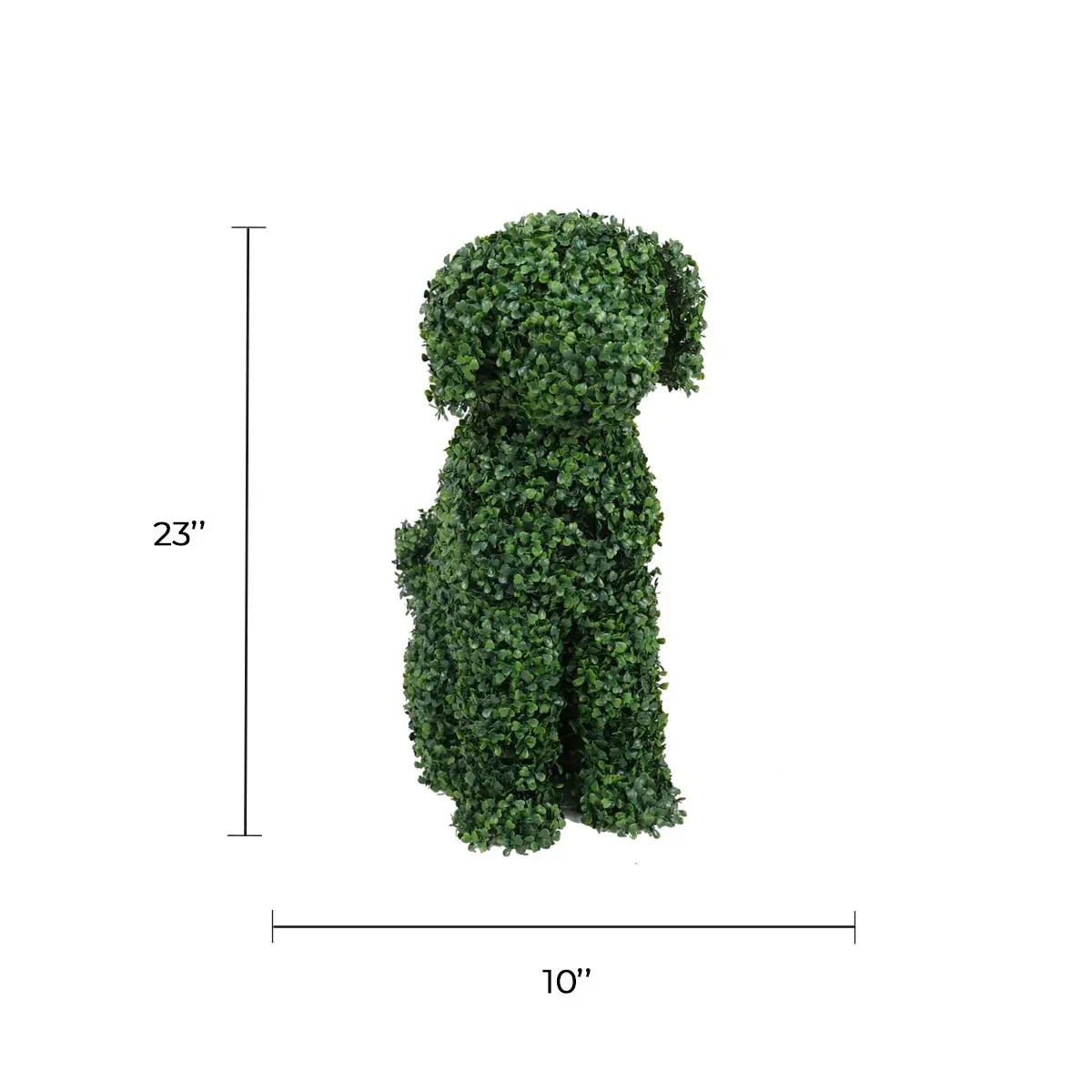 Topiary Boxwood Dog (Medium) - Indoor and Outdoor Suitable 