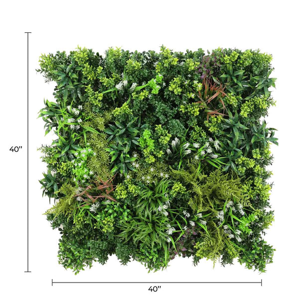 Ultra Luxury Amazon Jungle Vertical Garden 40" x 40" 11SQ FT Commercial Grade UV Resistant 