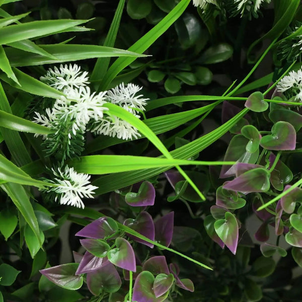 Ultra Premium Artificial Vertical Garden Panel with Vista Like Leaves and Grasses