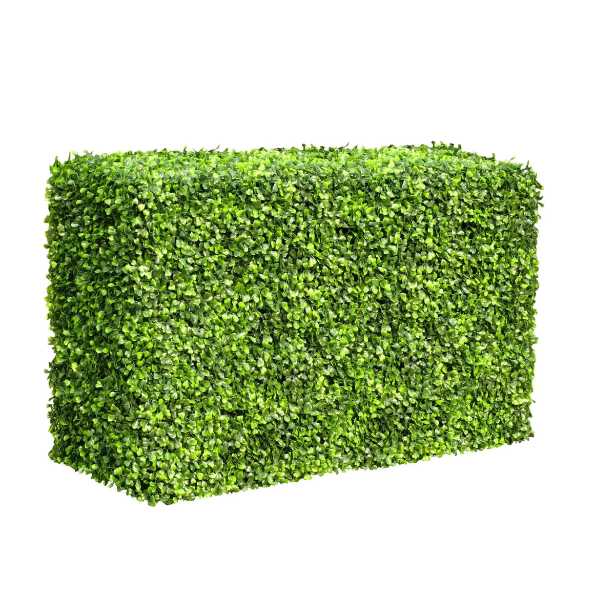 Light Artificial Boxwood Hedge 40"L x 20"H Commercial Grade UV Resistant 