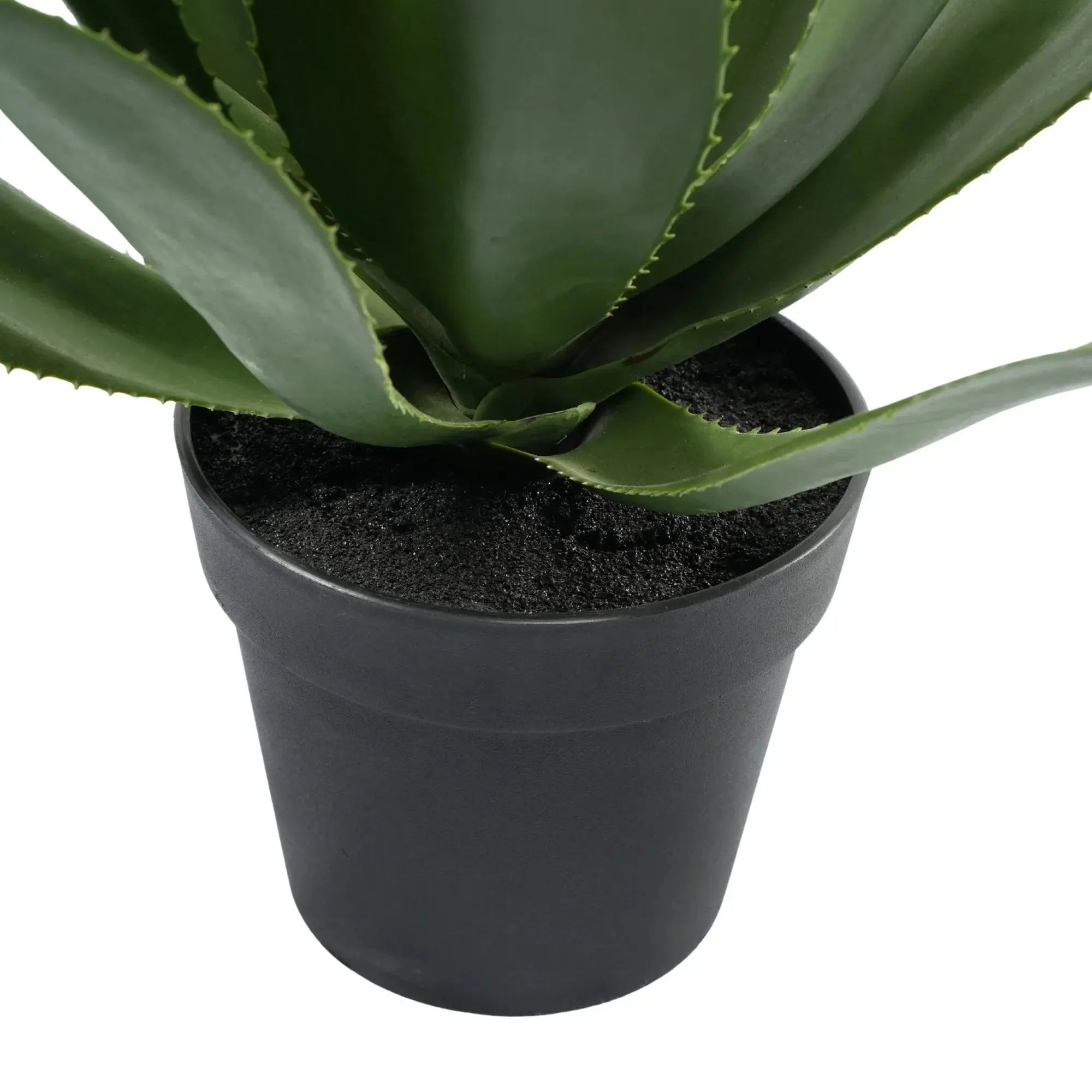 Premium Artificial Agave - Large Potted UV Resistant Agave 21.7in High x 17.7in Wide 