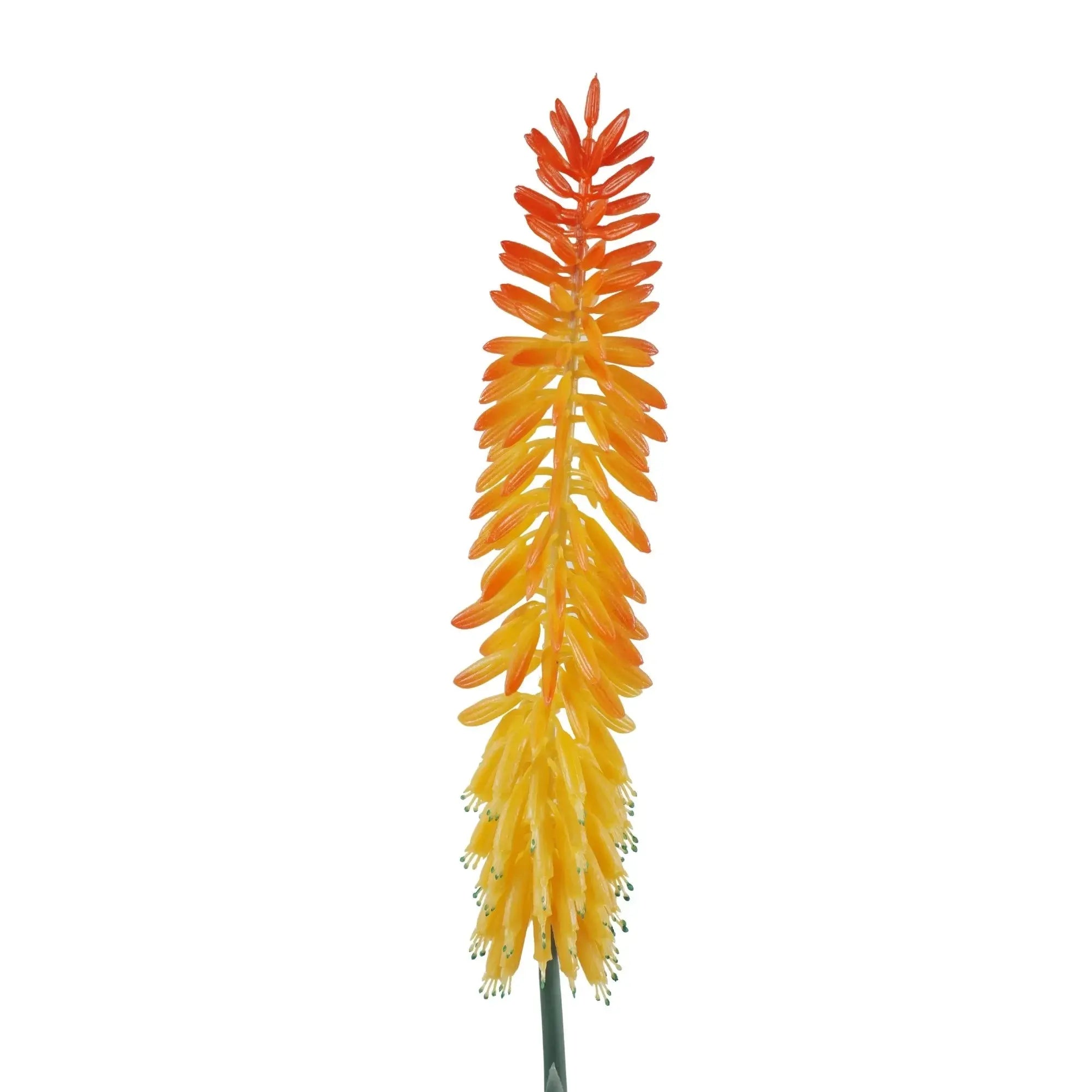 Premium Artificial Aloe Vera with Orange Flower 33.5in 