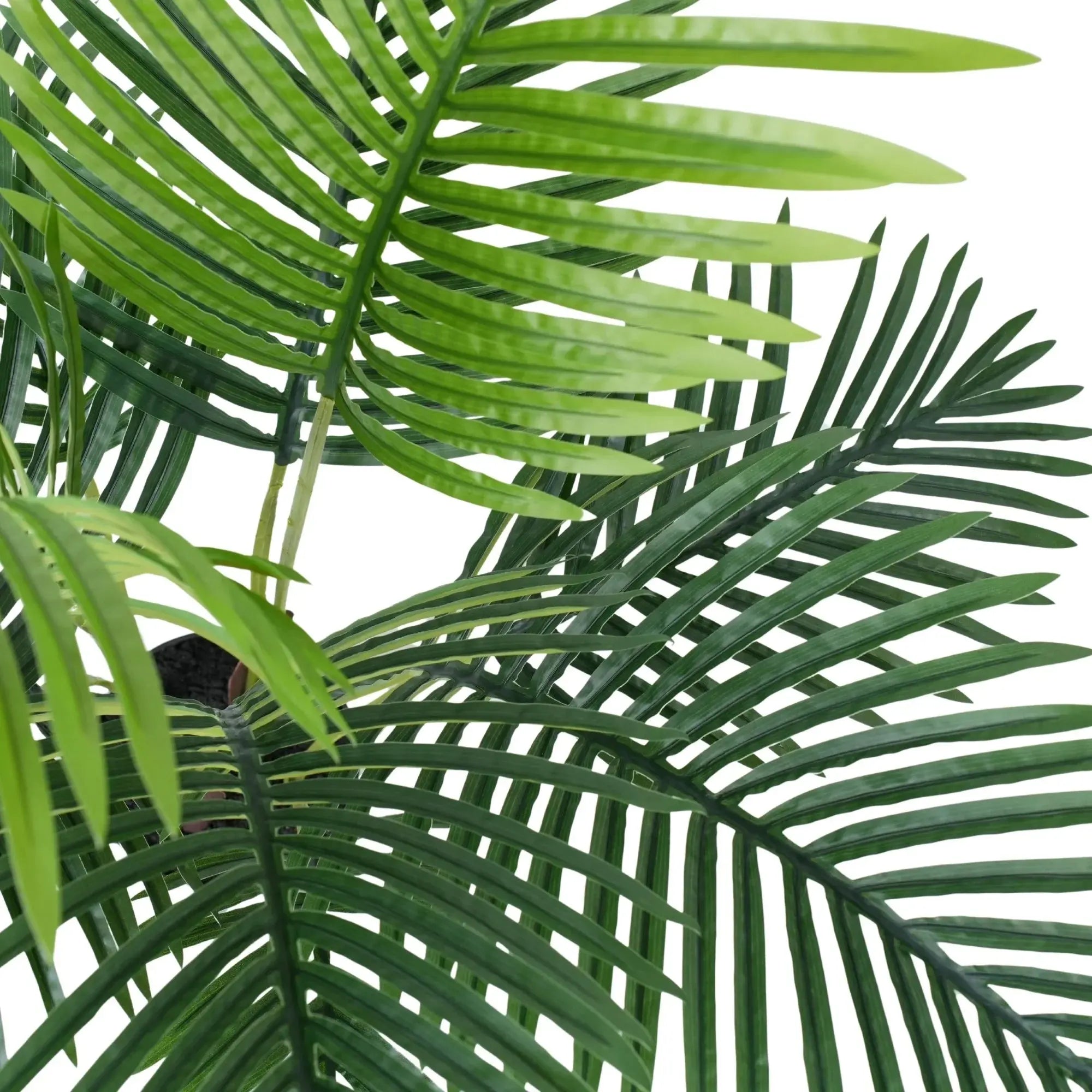 Premium Handmade Artificial Potted Areca Palm Tree 35.4in 