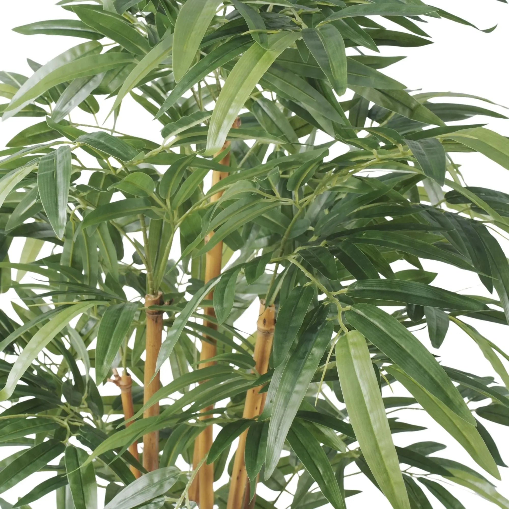 Premium Potted Artificial Bamboo withNatural Trunk 59.1in 