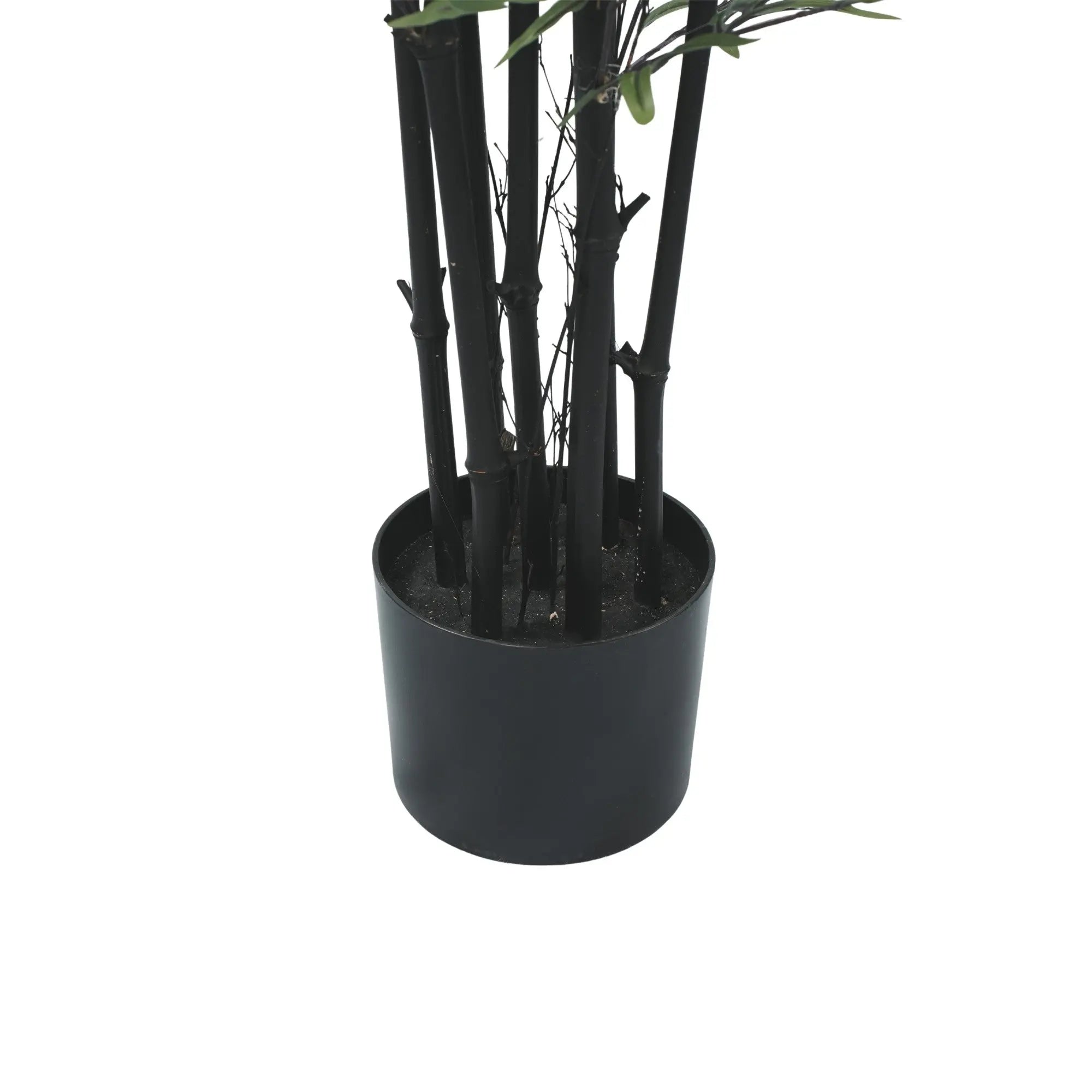 Premium Dense Artificial Black Bamboo 59.1in 