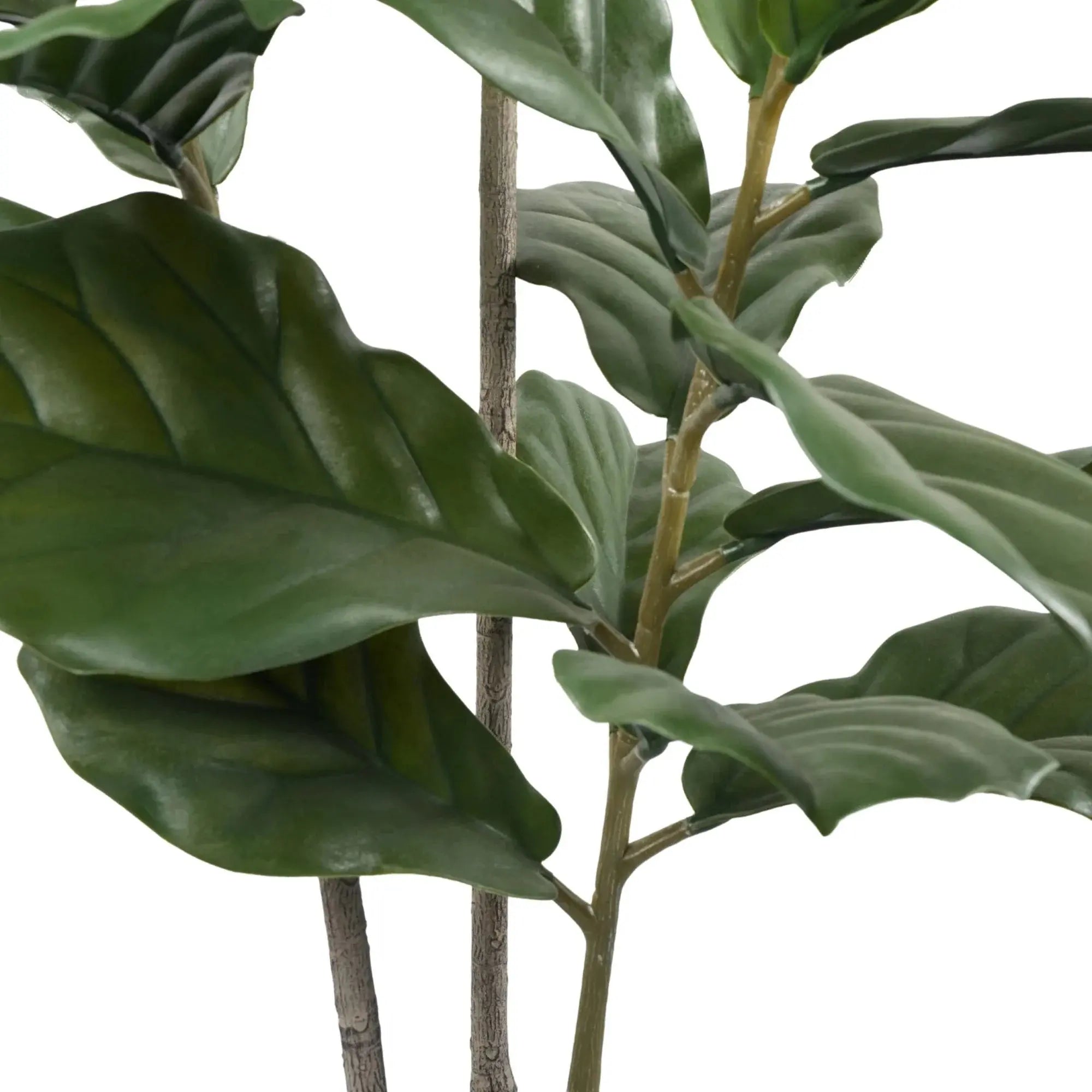Premium Multi-stem Artificial Fiddle Leaf Tree 63.0in UV Resistant (Knock-down) 