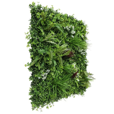 Premium Artificial Vertical Garden Panel Vista Green Side View