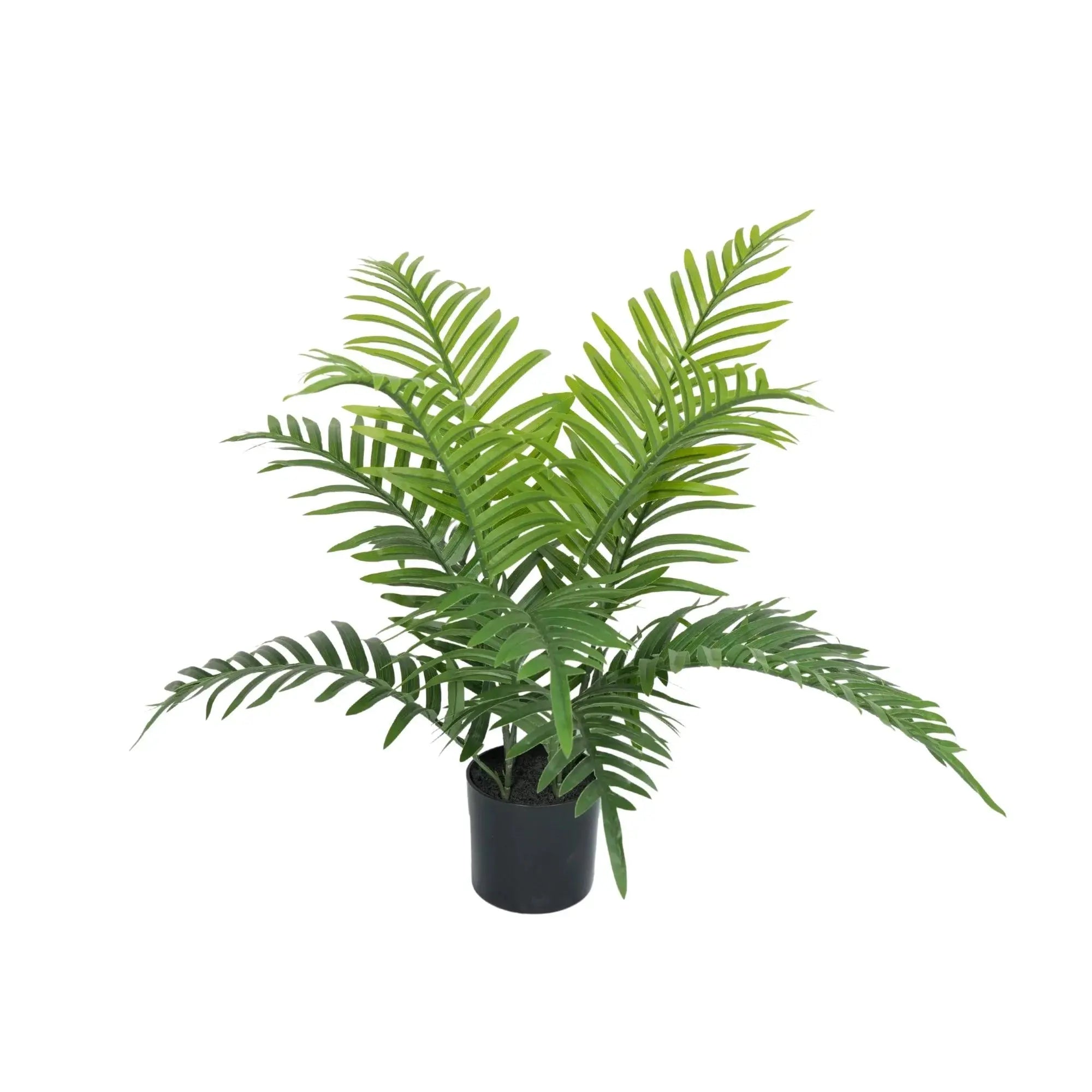 Premium Dense Potted Artificial Fern Palm 23.6in 