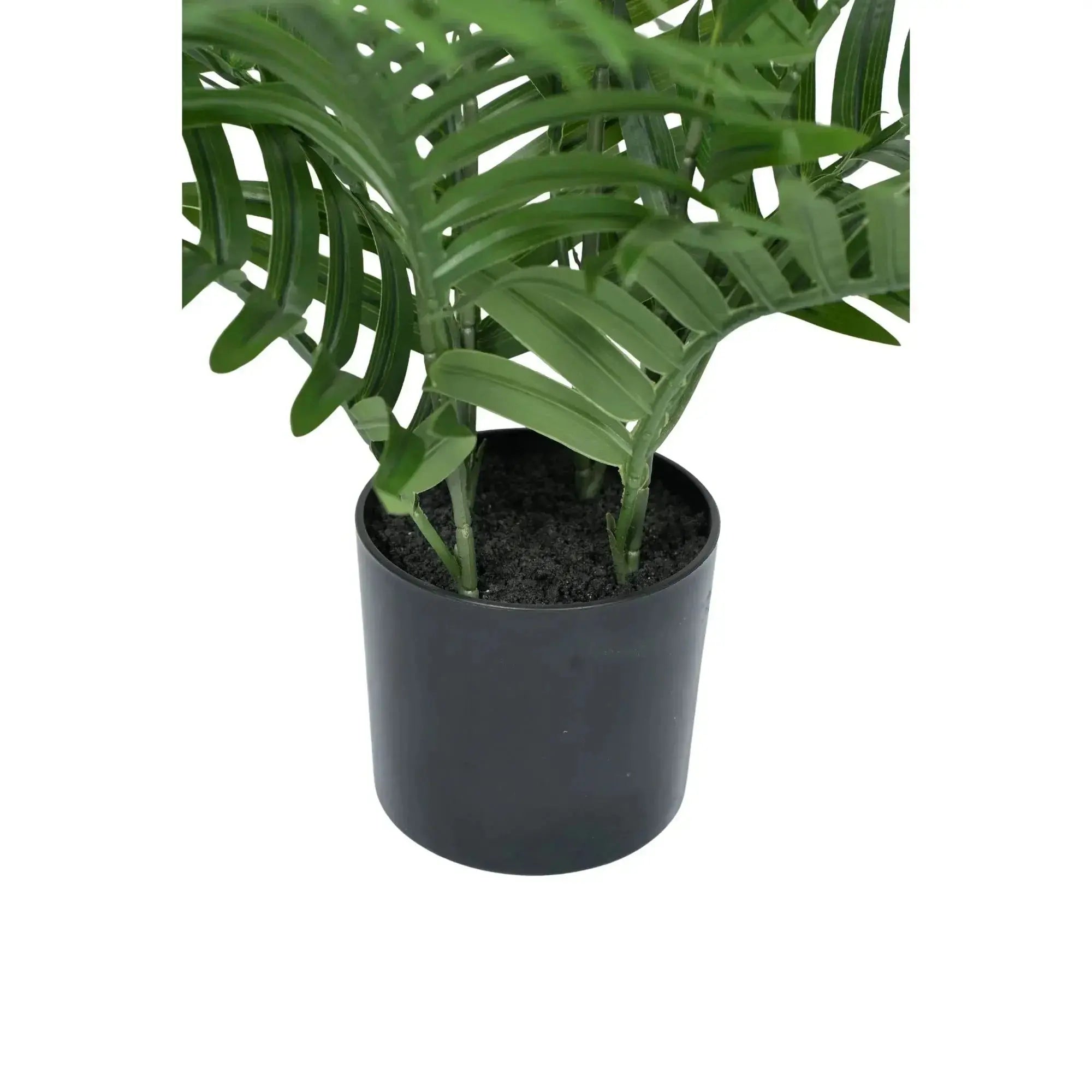 Premium Dense Potted Artificial Fern Palm 23.6in 