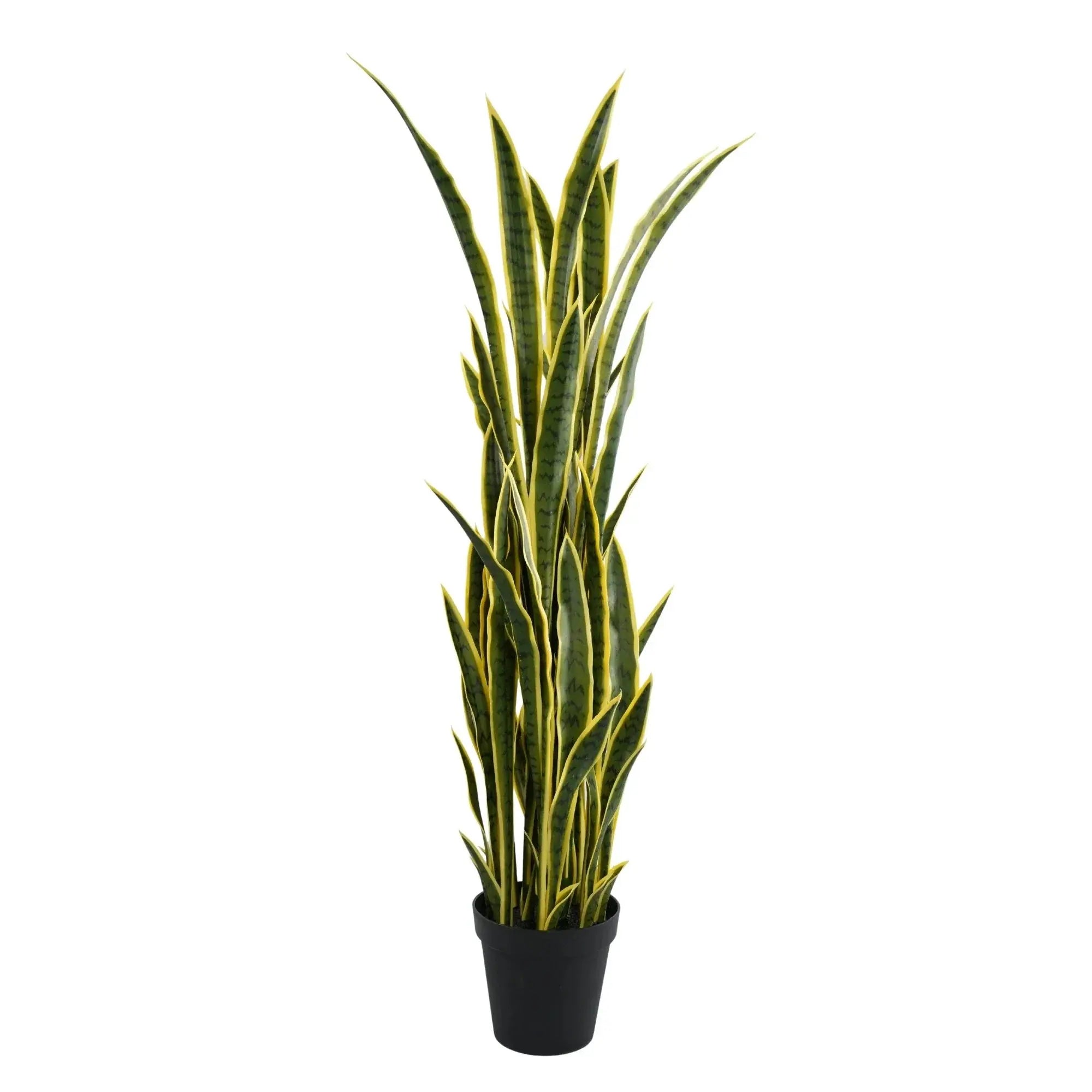 Premium Artificial Snake Plant (Sansevieria) 59.1in UV Resistant 