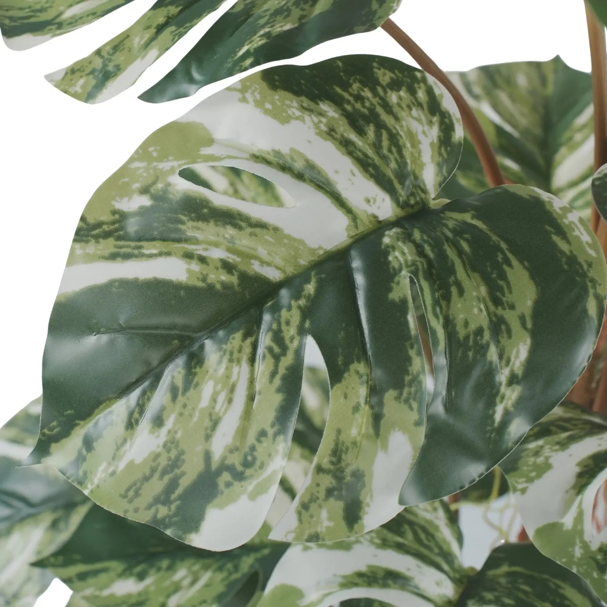 Premium Artificial Monstera Deliciosa / Variegated Monstera (Swiss Cheese) 35.4in 