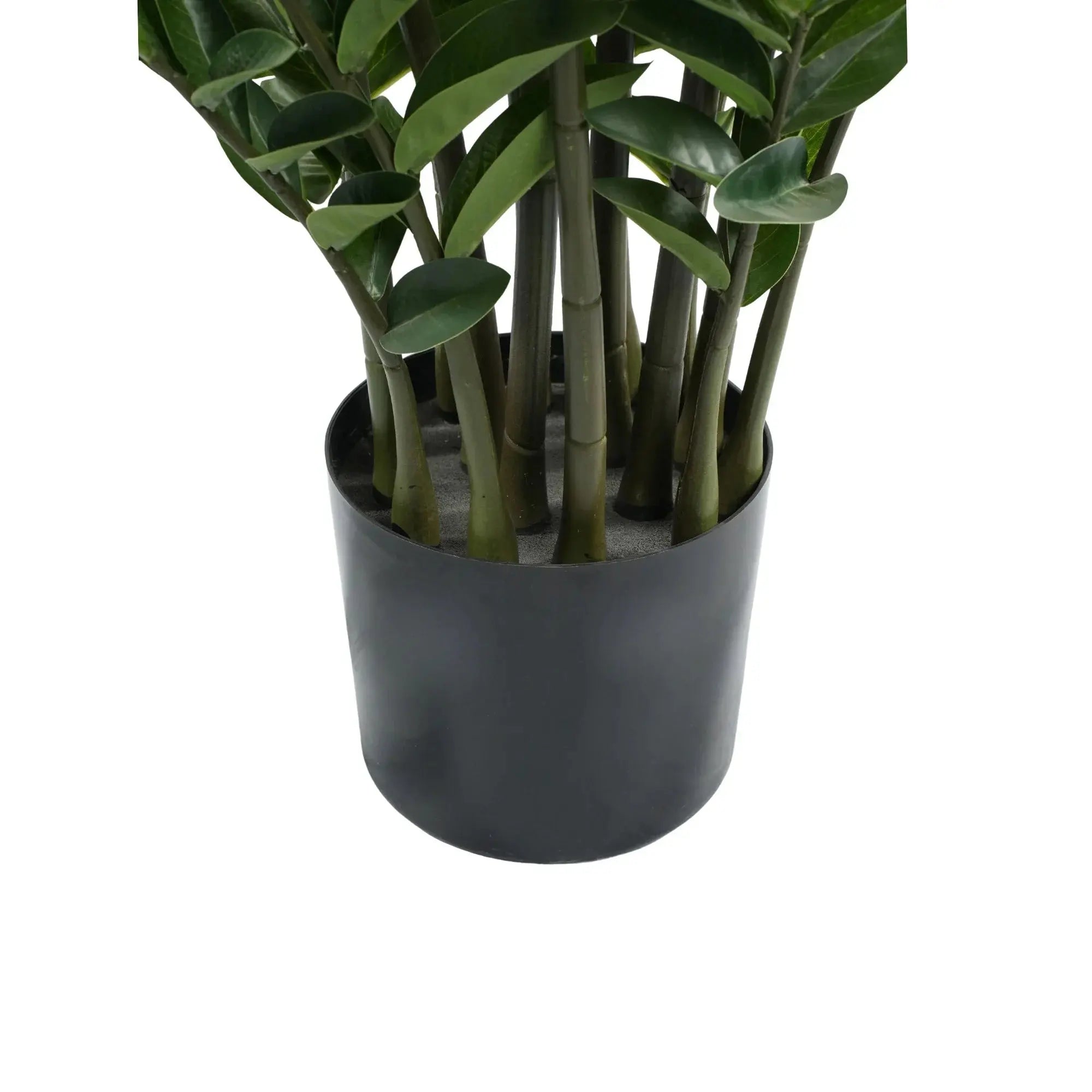 Premium Hand Crafted Artificial Zanzibar Gem Plant 51.2in Multi-stem 