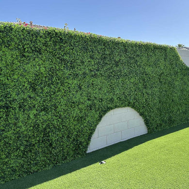 Premium Bright Artificial Boxwood Wall 40" x 40" 11SQ FT Commercial Grade UV Resistant 
