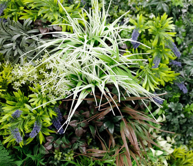 Tropical Forest Artificial Vertical Garden / Green Wall Panel 35" x 35" UV Resistant (Fire Retardant) 