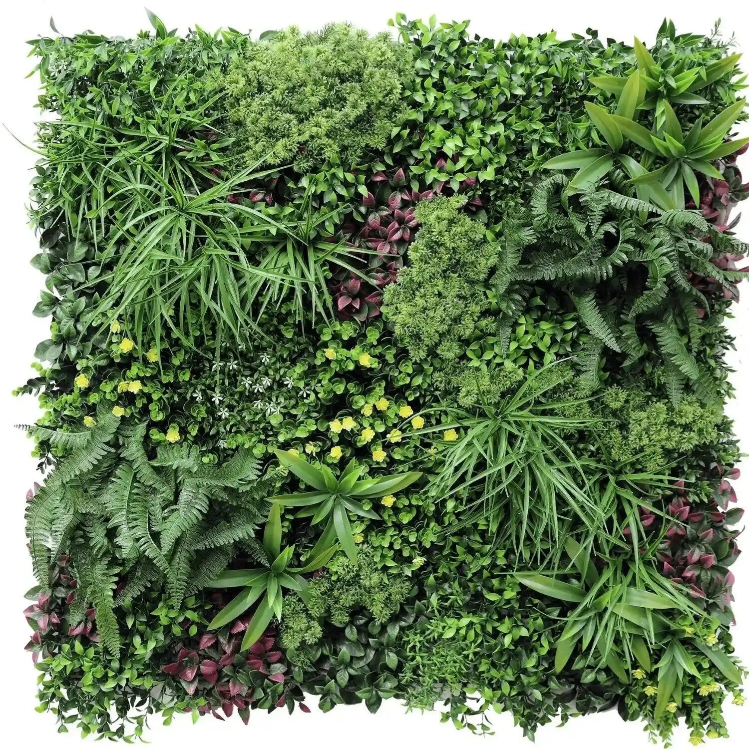 Sample Panel of Country Fern Artificial Vertical Garden (Small Sample) Commercial Grade UV Resistant 