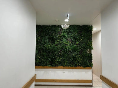 Luxury Country Fern Artificial Vertical Garden 40" x 40" 11SQ FT Commercial Grade UV Resistant 