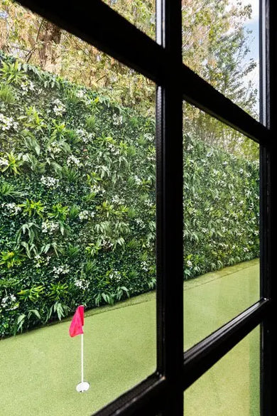 Luxury Snowy White Artificial Vertical Garden 40" x 40" 11SQ FT Commercial Grade UV Resistant 