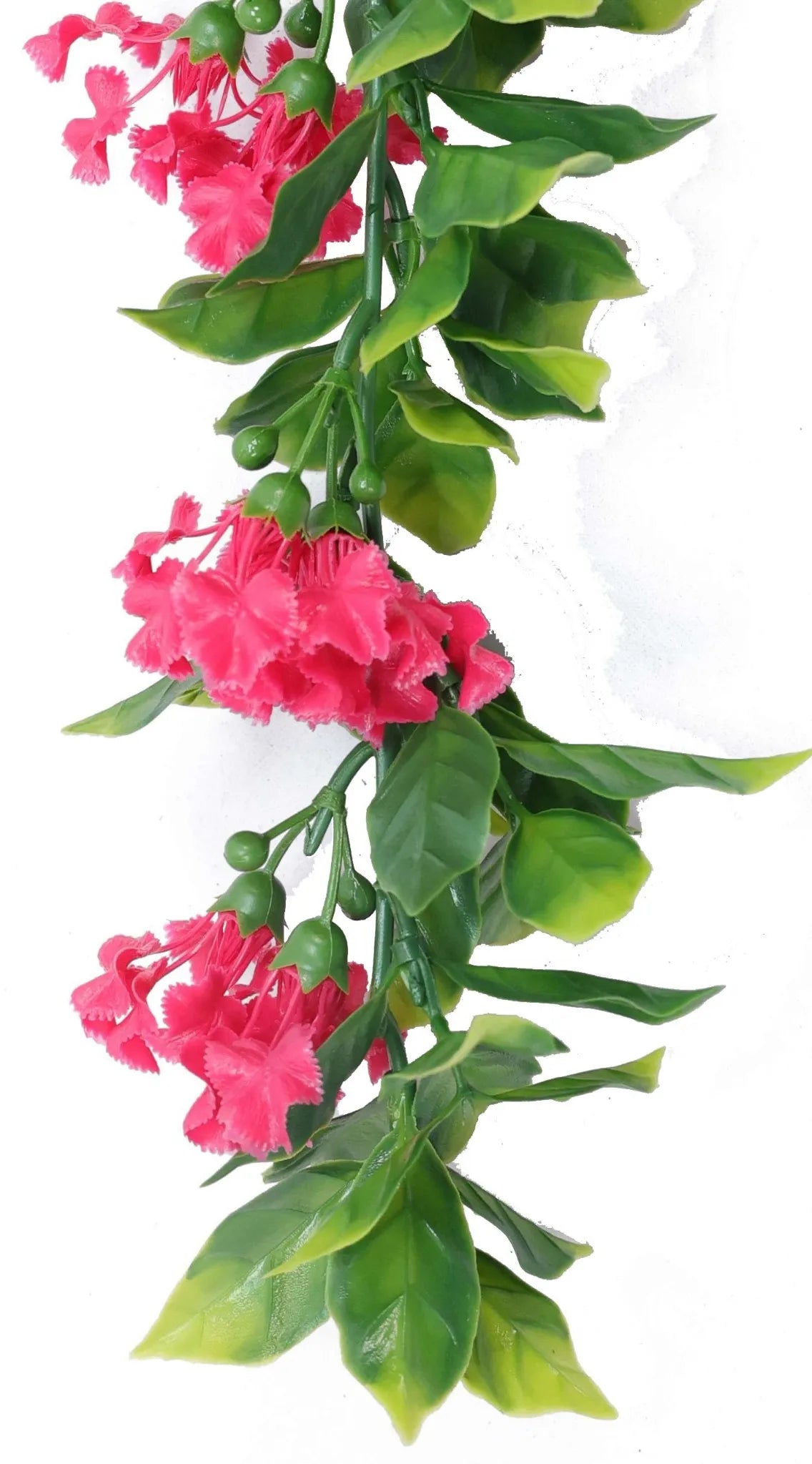 Hanging Artificial Lilac Flower Basket – 18" (46cm) UV Resistant 
