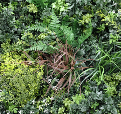 Tropical Vibe Artificial Vertical Garden / Green Wall Panel 35" x 35" UV Resistant (Fire Retardant) 