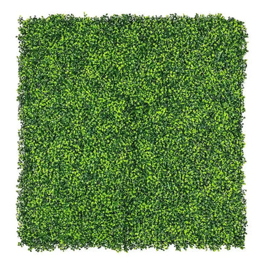 Artificial Mixed Boxwood Hedge Panel Wall 40" x 40" 11SQ FT Commercial Grade UV Resistant 