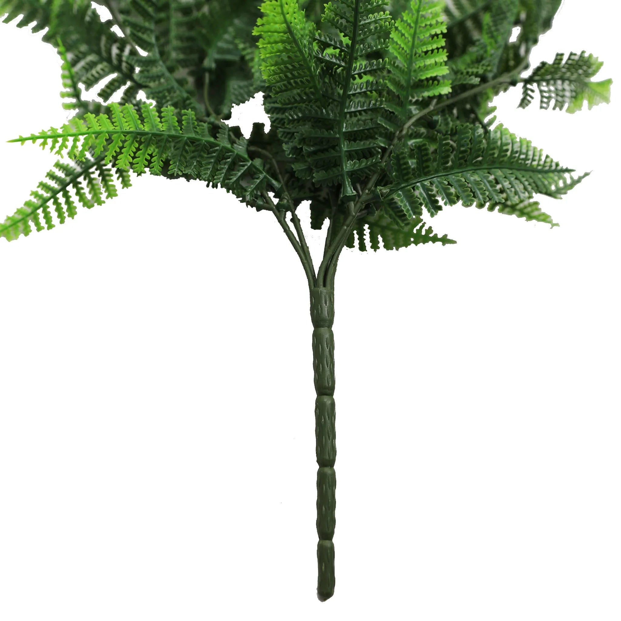 Artificial Hanging Fern Garland Bushes (UV Resistant &amp; Fire Rated | 7.1in x 30in | 18cm x 76cm Each)