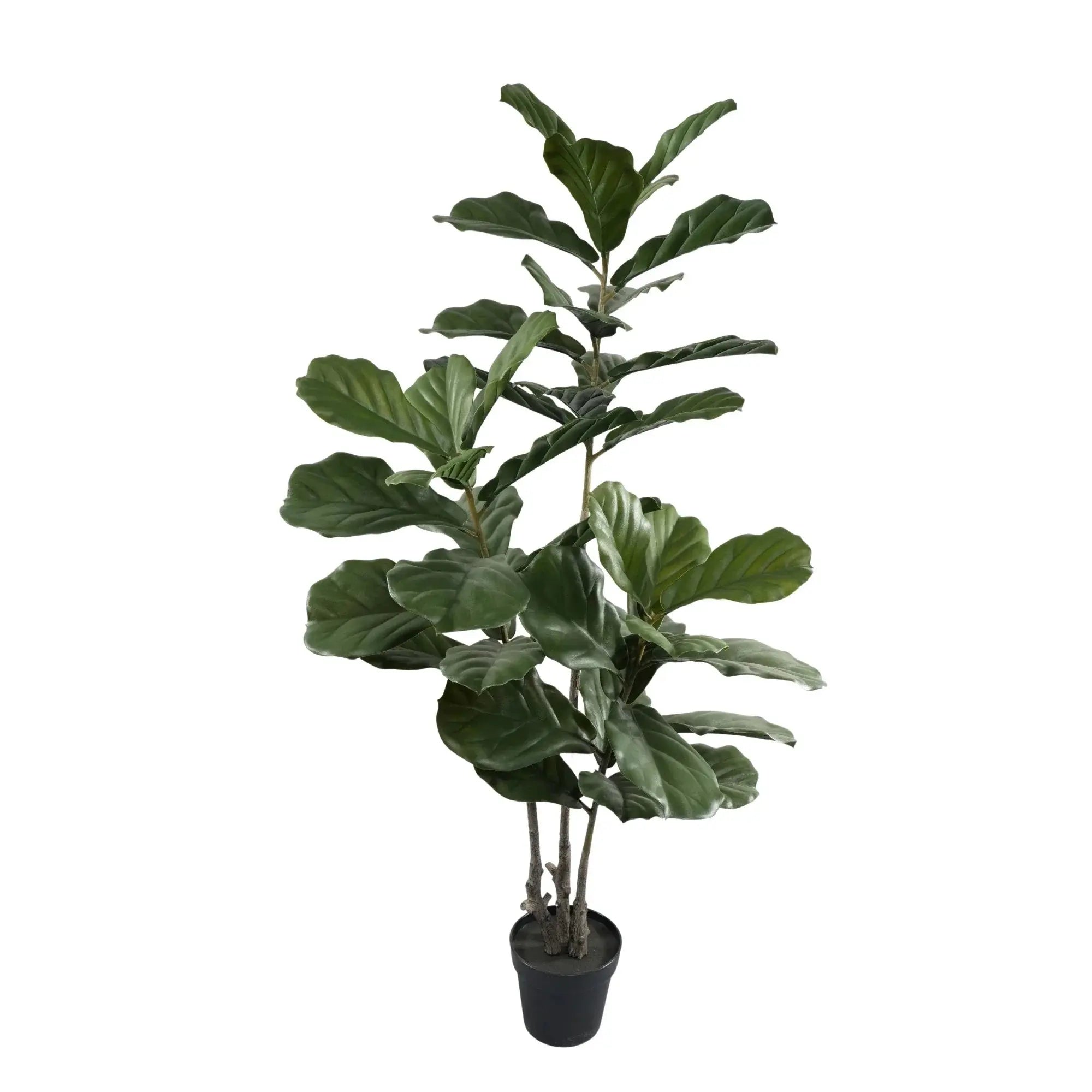 Premium Multi-stem Artificial Fiddle Leaf Tree 63.0in UV Resistant (Knock-down) 
