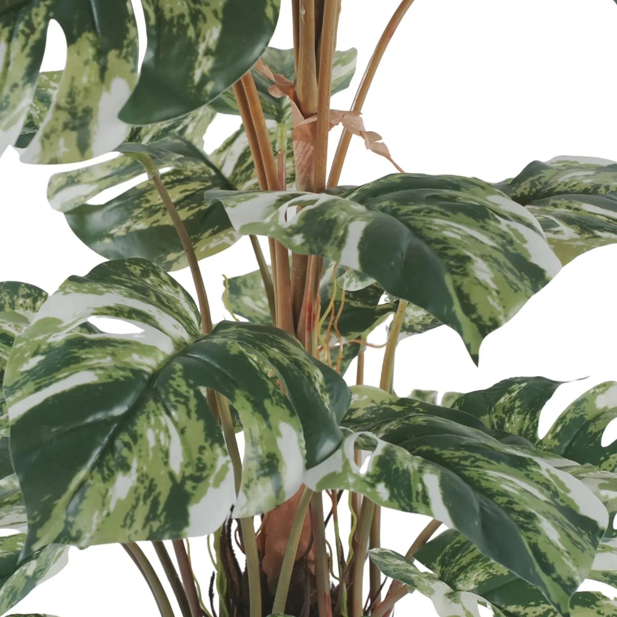 Premium Artificial Monstera Deliciosa / Variegated Monstera (Swiss Cheese) 35.4in 