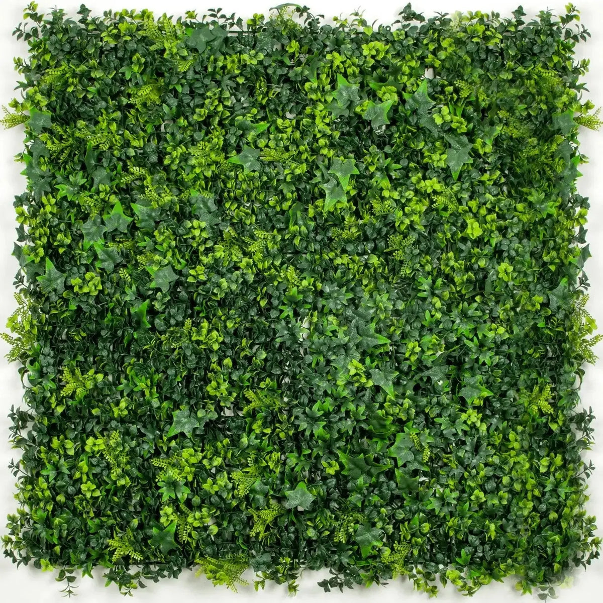 Premium Mixed Ivy Spring Sensation Artificial Green Wall 40" x 40" 11SQFT Commercial Grade UV Resistant 