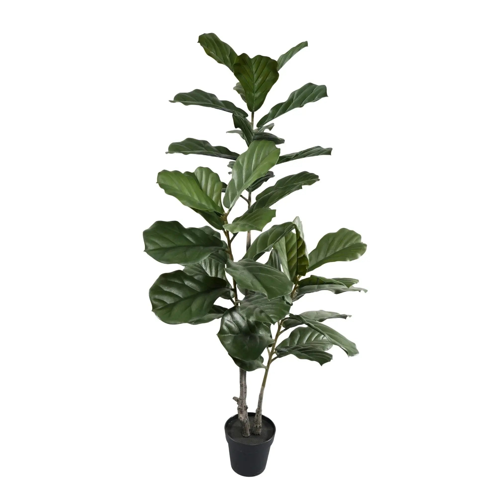 Premium Multi-stem Artificial Fiddle Leaf Tree 63.0in UV Resistant (Knock-down) 