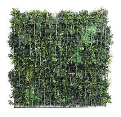 Tropical Vibe Artificial Vertical Garden / Green Wall Panel 35" x 35" UV Resistant (Fire Retardant) 